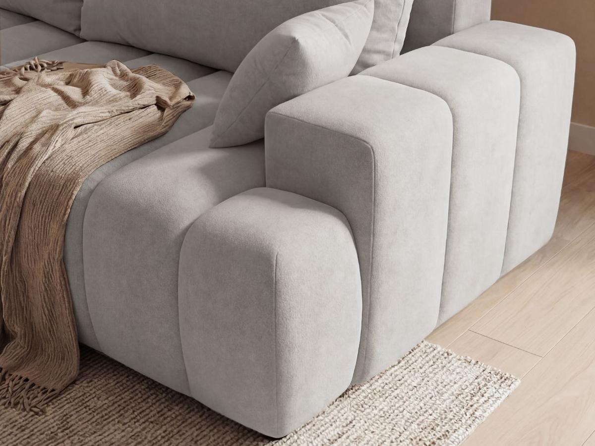 ECKSOFA Caleo Grau Links - Grau, Holz/Textil (270/170cm) - Graingold