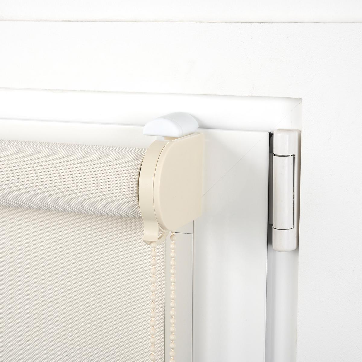 SCREEN-ROLLO Plus Easyfix Leinen 100x180 - Beige, Kunststoff (100/180/1cm) - STORESDECO