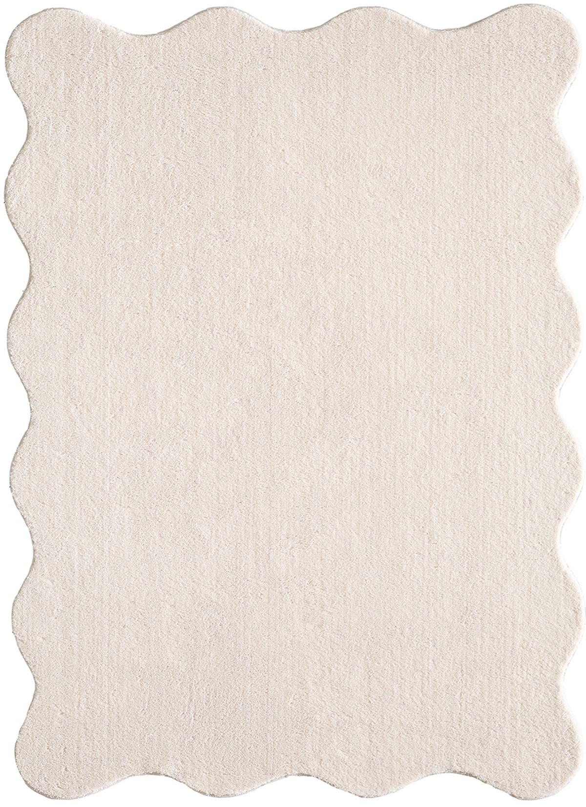 HOCHFLORTEPPICH Antirutsch Uni TIRSO Polyester Beige 140 x 200 cm - Beige, Textil (140/200cm) - KADIMA DESIGN
