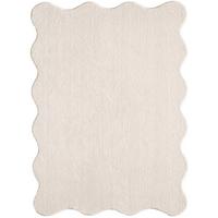 HOCHFLORTEPPICH Antirutsch Uni TIRSO Polyester Beige 140 x 200 cm - Beige, Textil (140/200cm) - KADIMA DESIGN