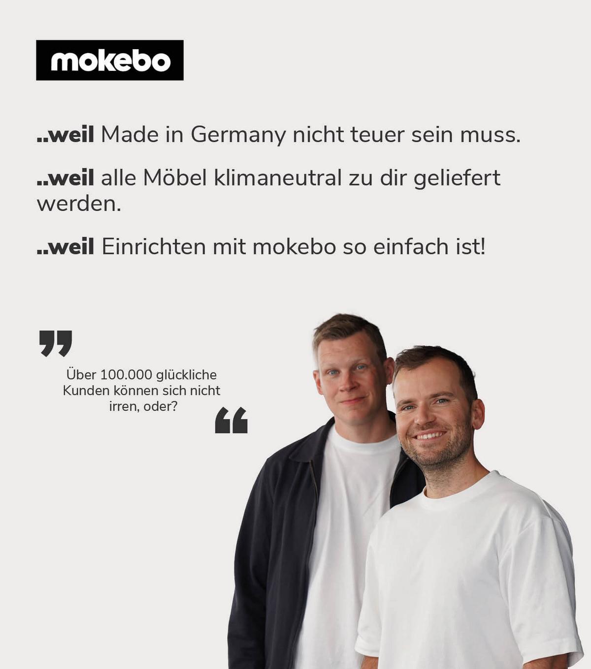 GARDEROBENSCHRANK Der Lange - Weiß, Holzwerkstoff (60/180/34cm) - Mokebo