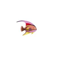 WANDDEKO Abstrakter Fisch 7/16.5 cm - Multicolor, Wellpappe (7/16.5/21cm) - Studio Roof