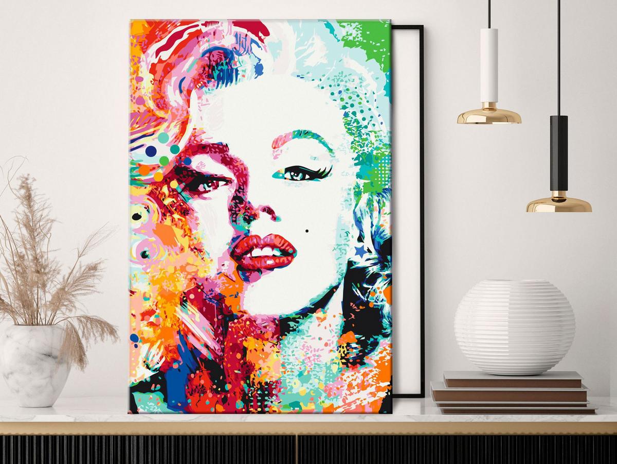 MALEN NACH ZAHLEN 40/50 cm - Multicolor, Textil (1.4/50cm) - KUNSTLOFT