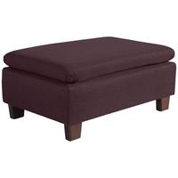 POLSTERHOCKER Kaylil Flachgewebe burgund - Bordeaux, Kunststoff (90/43/60cm) - 58aufmkessel