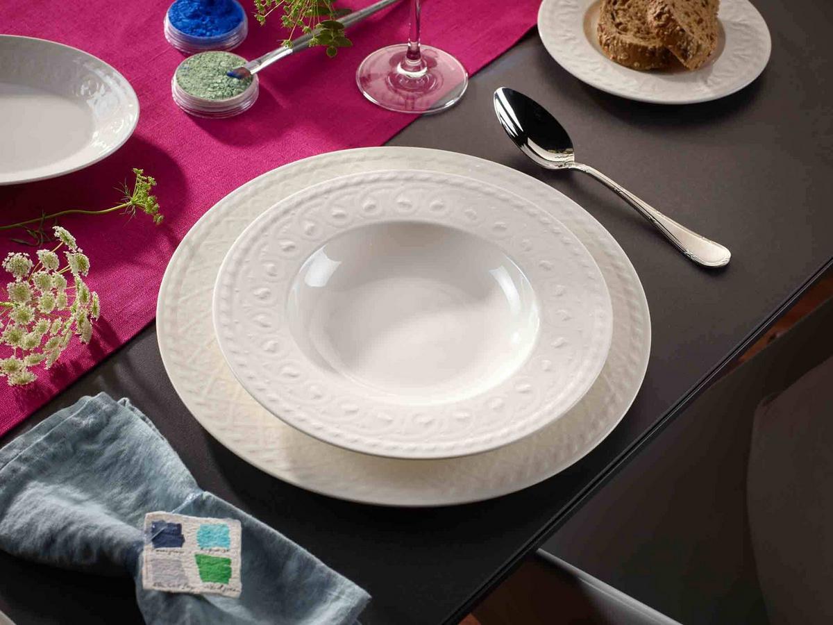 GESCHIRR-SET Cellini weiß 24-tlg. - Weiß, Keramik (2/2/2cm) - Villeroy & Boch