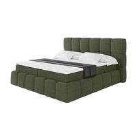 BOXBETT - AURI-H3 - 180x200 Grün Aragon - Grün, Holzwerkstoff (180/200cm) - ALTDECOR