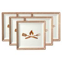 SPEISETELLER Rusty braun 26 x 26 cm 6er Set - Braun, Keramik (26cm) - Ritzenhoff Breker