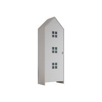 REGALSCHRANK Kania 58x37x171 MDF+Holzwerkstoff Weiß - Weiß, Holzwerkstoff (58/171/37cm) - 58aufmkessel