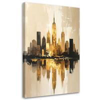 LEINWANDBILD Städte & Architektur 60x90cm - Beige, Textil (60/90cm) - Feeby
