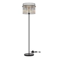 STEHLAMPE Lumistad 38/30/154 cm - Schwarz, Glas/Metall (38/30/154cm) - ZMH