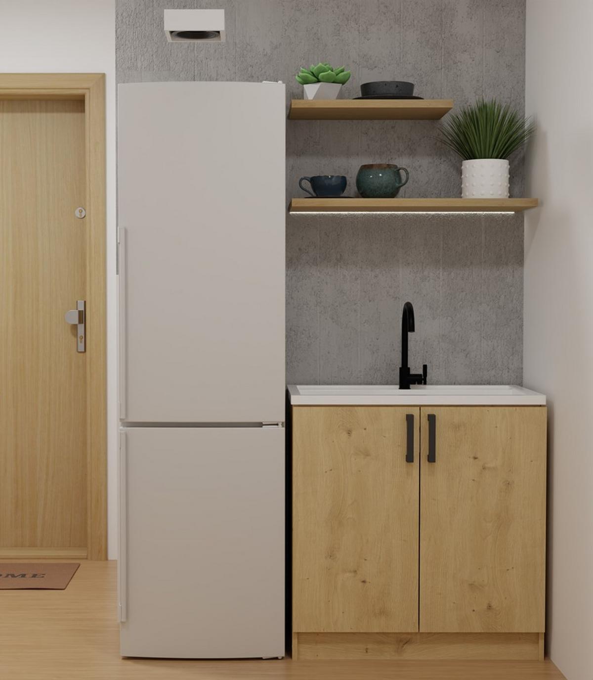 UNTERSCHRANK Artisan 80/82/45 - Eiche Artisan, Holzwerkstoff (80/82/45cm) - RAUMHIRSCH FURNITURE