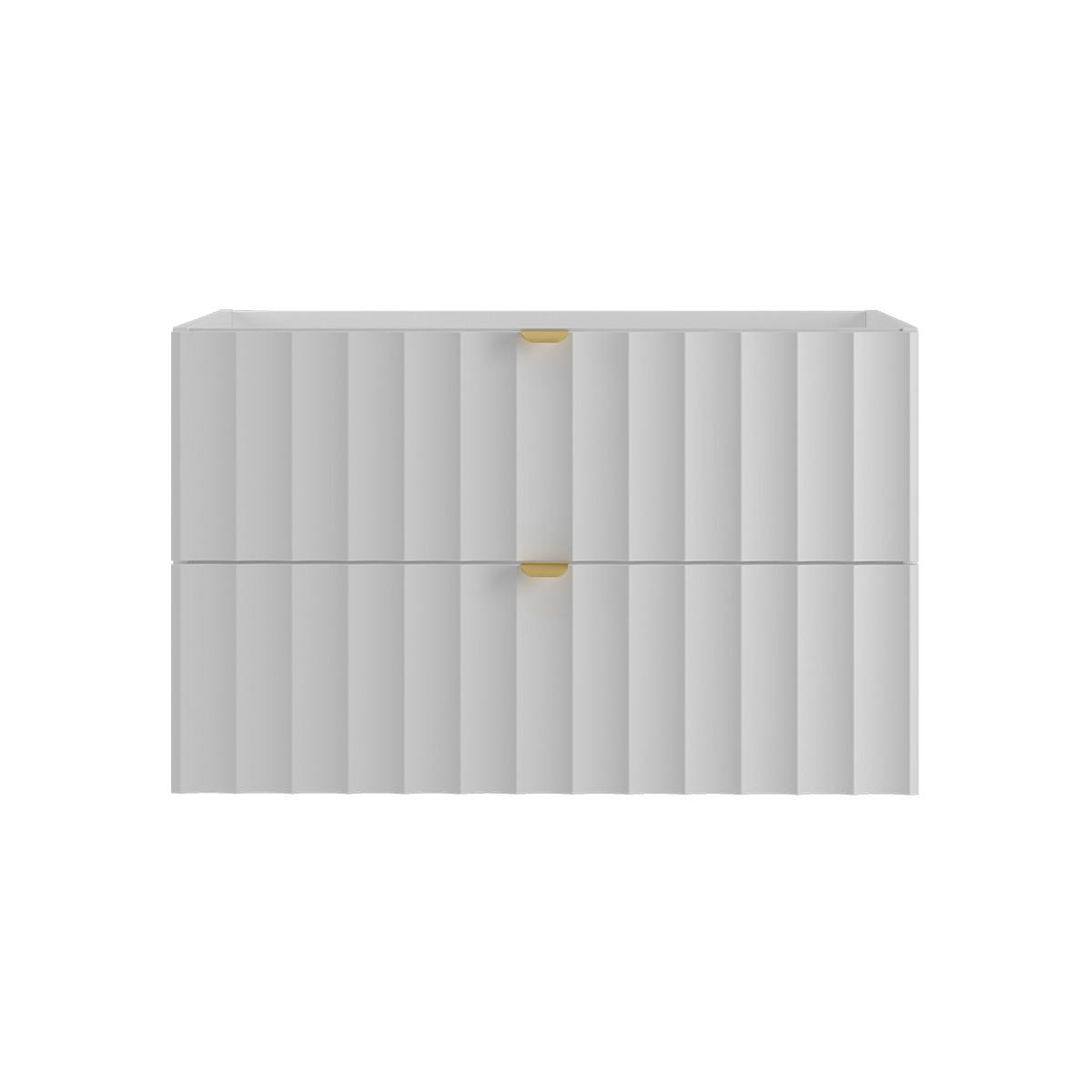 WASCHTISCHUNTERSCHRANK 80cm Lexa Weiß - Weiß, Holzwerkstoff (80/50/45.8cm) - Petits-meubles