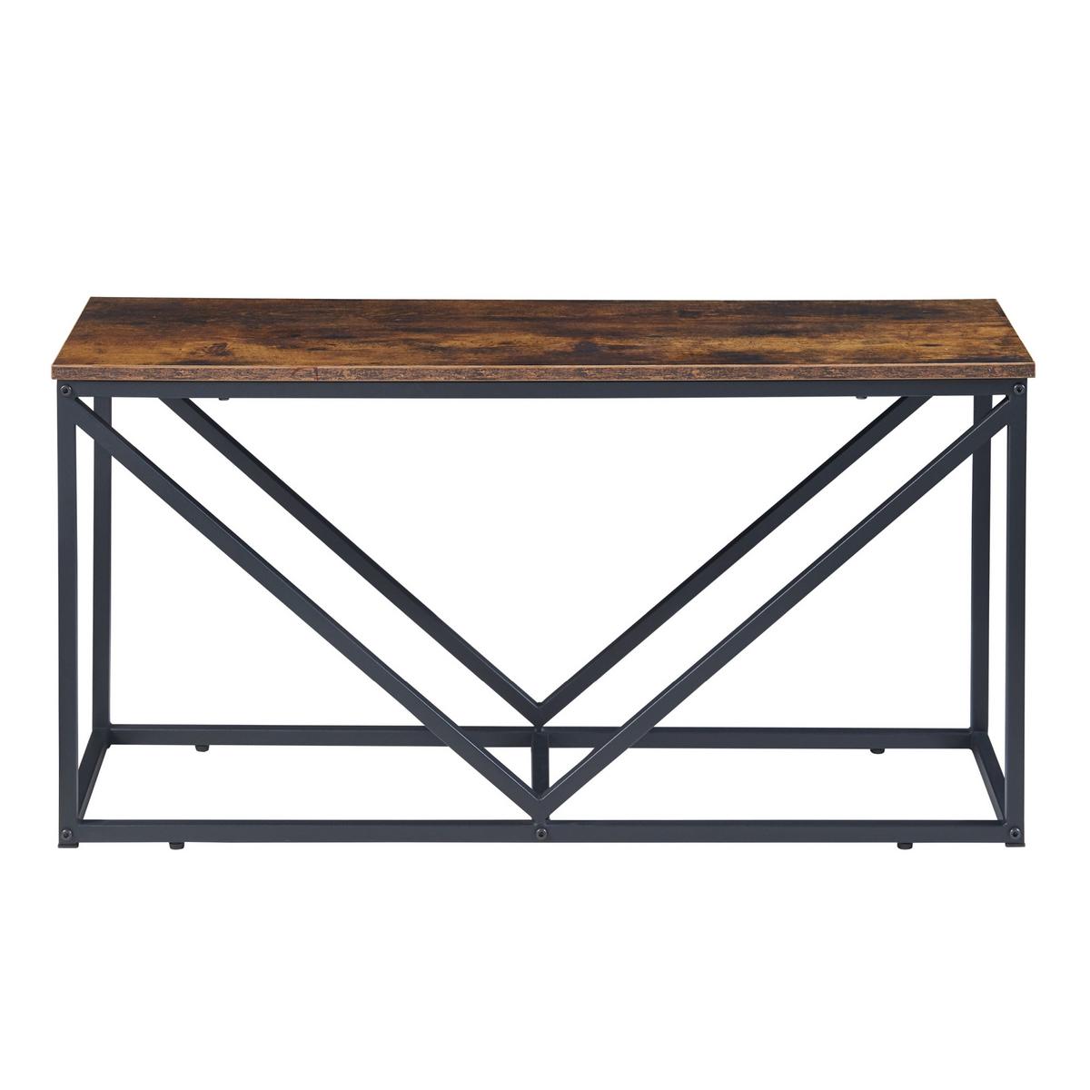 KAMINHOLZREGAL Vaasa - Schwarz, Metall (100/50/30cm) - [en.casa]