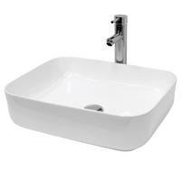 WASCHBECKEN - Weiß, Keramik (39.5/13.5/50.5cm) - ECD-Germany