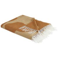 DECKE Orange Bangre 130/170 cm - Orange, Textil (130/170cm) - Beliani