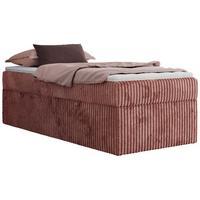 BOXBETT ZERO 90/200 - Rosa Cord - H3 - Topper T25 - Pink, Textil (90/200cm) - MKS
