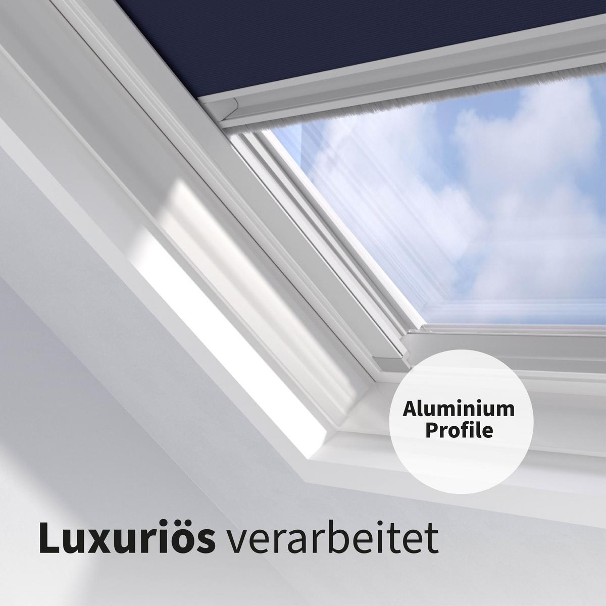 DACHFENSTERROLLO Cocoon Größe: U04 - Weiß, Textil (117/74/74cm) - Cocoon Home Concepts