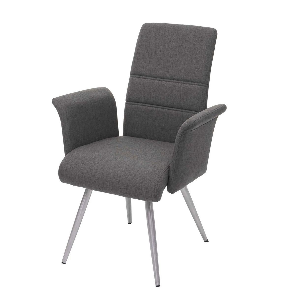 ESSZIMMER-SET Grau 2er-Set - Grau, Textil (160/99/68cm) - MCW