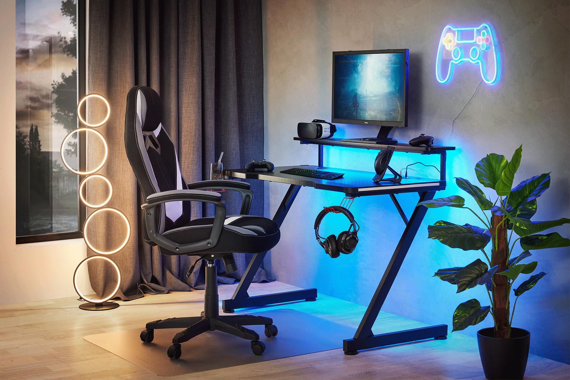 Gamingitsch in Schwarz
