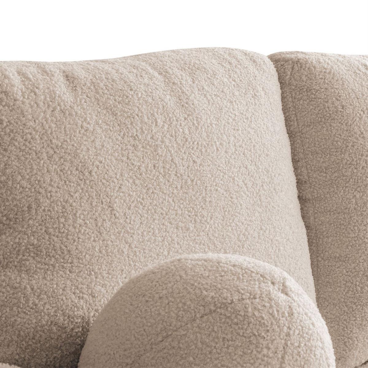 AUSZIEHBARES Ecksofa GAMMA mit Schlaffunktion Quelle 05 - Beige, Textil (217/145cm) - Lookway