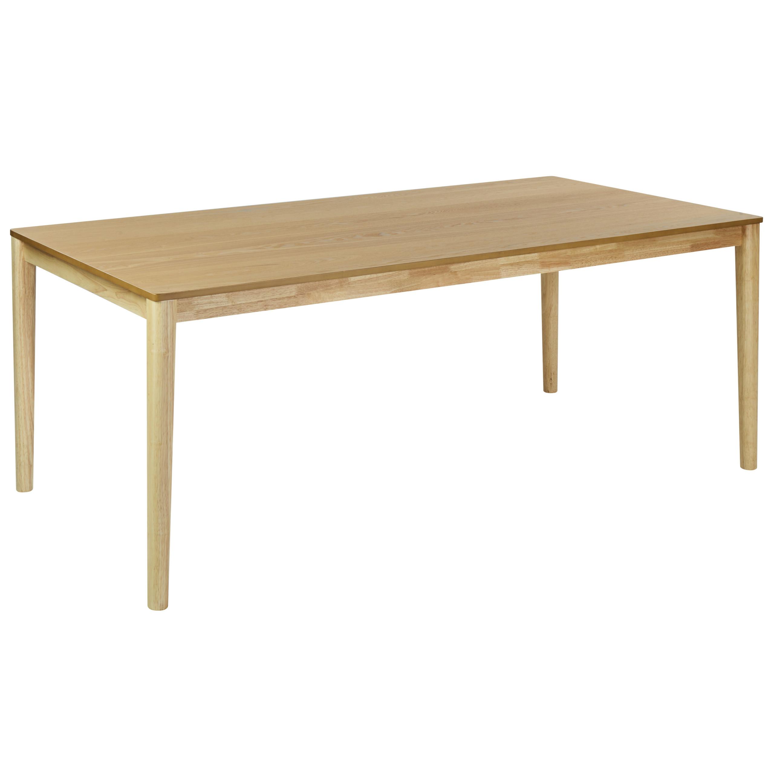 ESSTISCH 200/100 cm Helles Holz Ermelo - Hellbraun, Holzwerkstoff (100/100/76cm) - Beliani