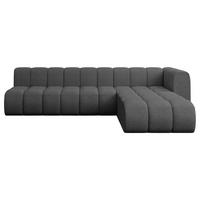 ECKSOFA modulares Sofa Darnel-L2 - 296x177x70 cm Grau - Grau, Holzwerkstoff/Textil (296/177cm) - ALTDECOR