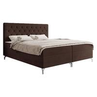 BOXBETT Guilette - H3 - Silberfarben/Braun, Holz/Holzwerkstoff (160/200cm) - MIRJAN24