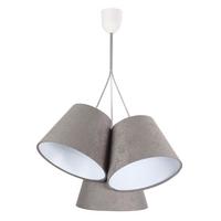 HÄNGELEUCHTE Grau 26/19 cm - Weiß, Kunststoff (26/0.8/19cm) - ONZENO