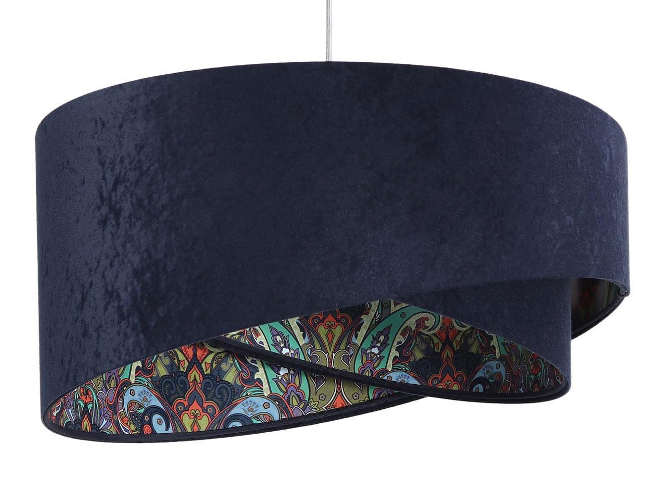 HÄNGELEUCHTE Bunt 50/23 cm - Blau, Kunststoff (50/1.3/23cm) - ONZENO