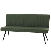 SITZBANK Grün - Dunkelgrau/Grün, Textil (160/90/60cm) - MCW