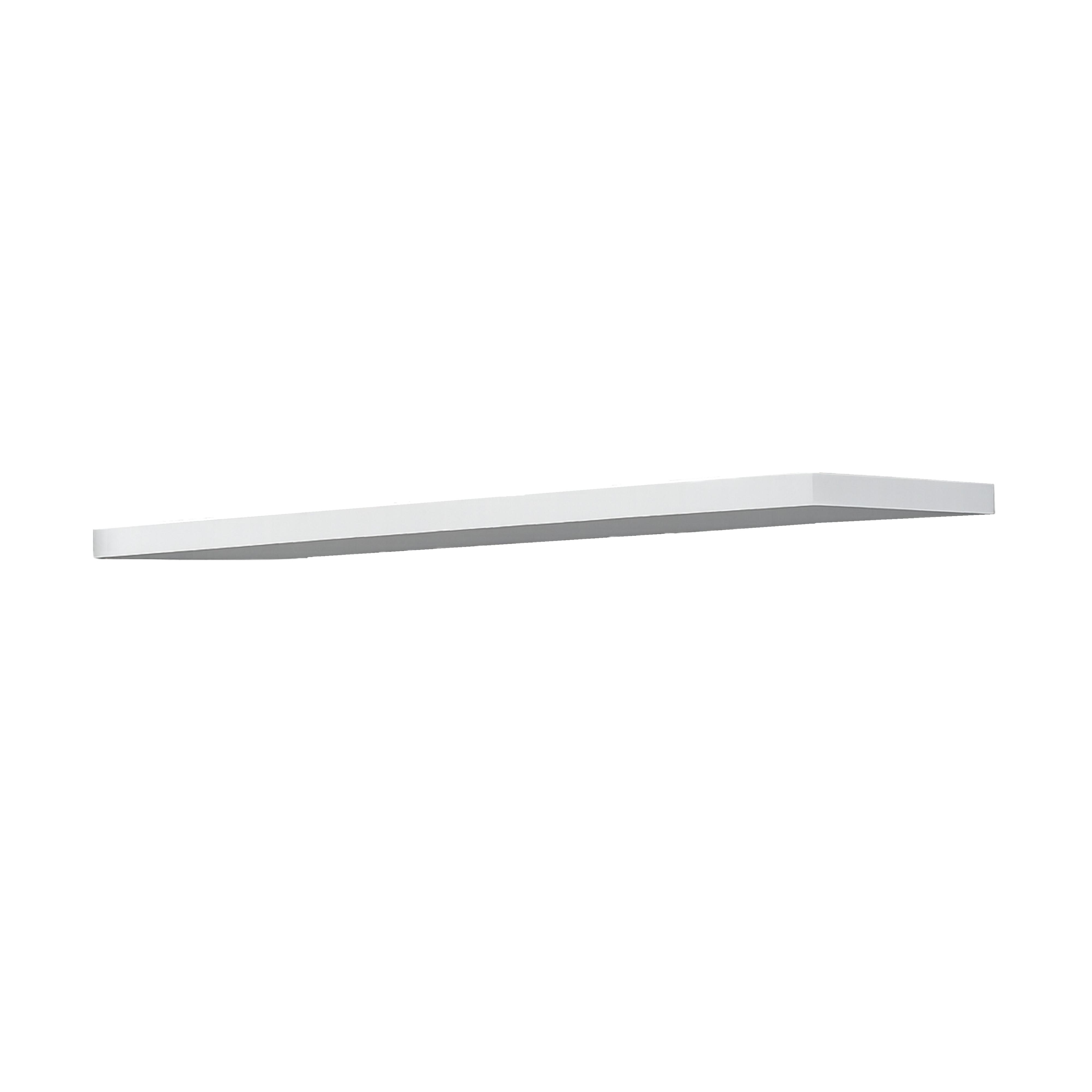 WANDBOARD, Hängeregal B78/H3/T25 cm, passend zum Babyzimmer Weiß & Eiche Dekor (22811,22812,22813) / 22800-05 - Weiß, Holzwerkstoff (78/3/25cm) - luma-home