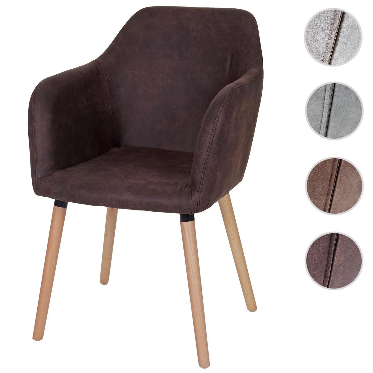 ESSZIMMERSTUHL Rehbraun - Hellbraun/Dunkelbraun, Textil (58/88/64cm) - MCW