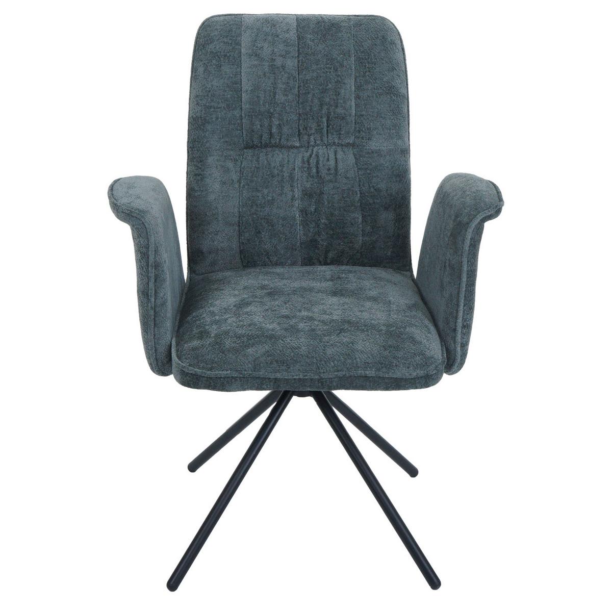 ESSZIMMERSTUHL Blau 2er-Set - Blau/Petrol, Textil (70/94/60cm) - MCW