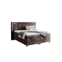 BOXSPRINGBETT Bett Elektrisch Dores - Mokka, Holzwerkstoff/Textil (160/200cm) - Fun Möbel