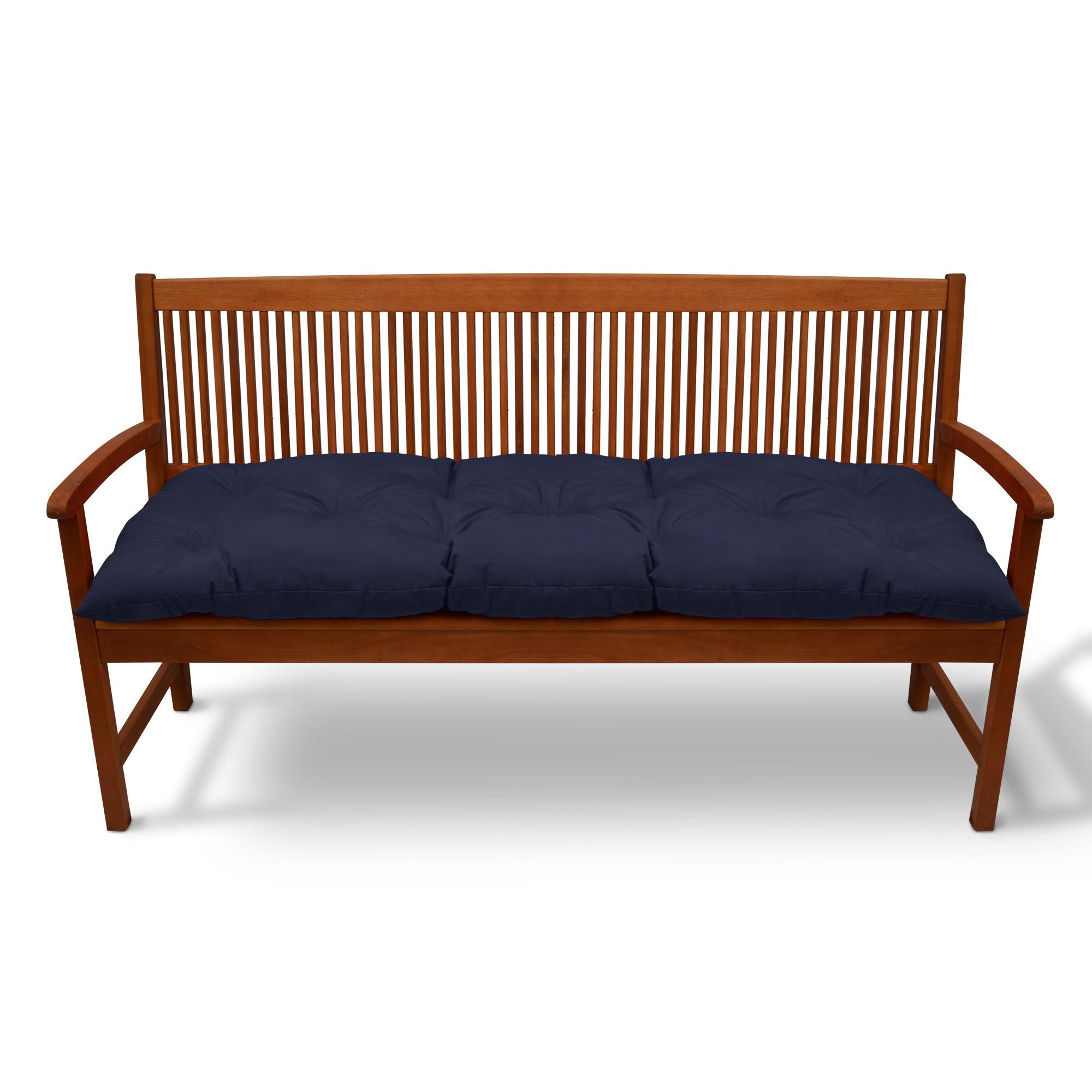 BANKPOLSTER Flair BK 150/50/8cm Dunkelblau - Dunkelblau, Textil (50/10/150cm) - Beautissu 