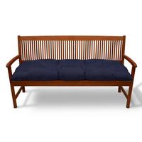 BANKPOLSTER Flair BK 150/50/8cm Dunkelblau - Dunkelblau, Textil (50/10/150cm) - Beautissu 
