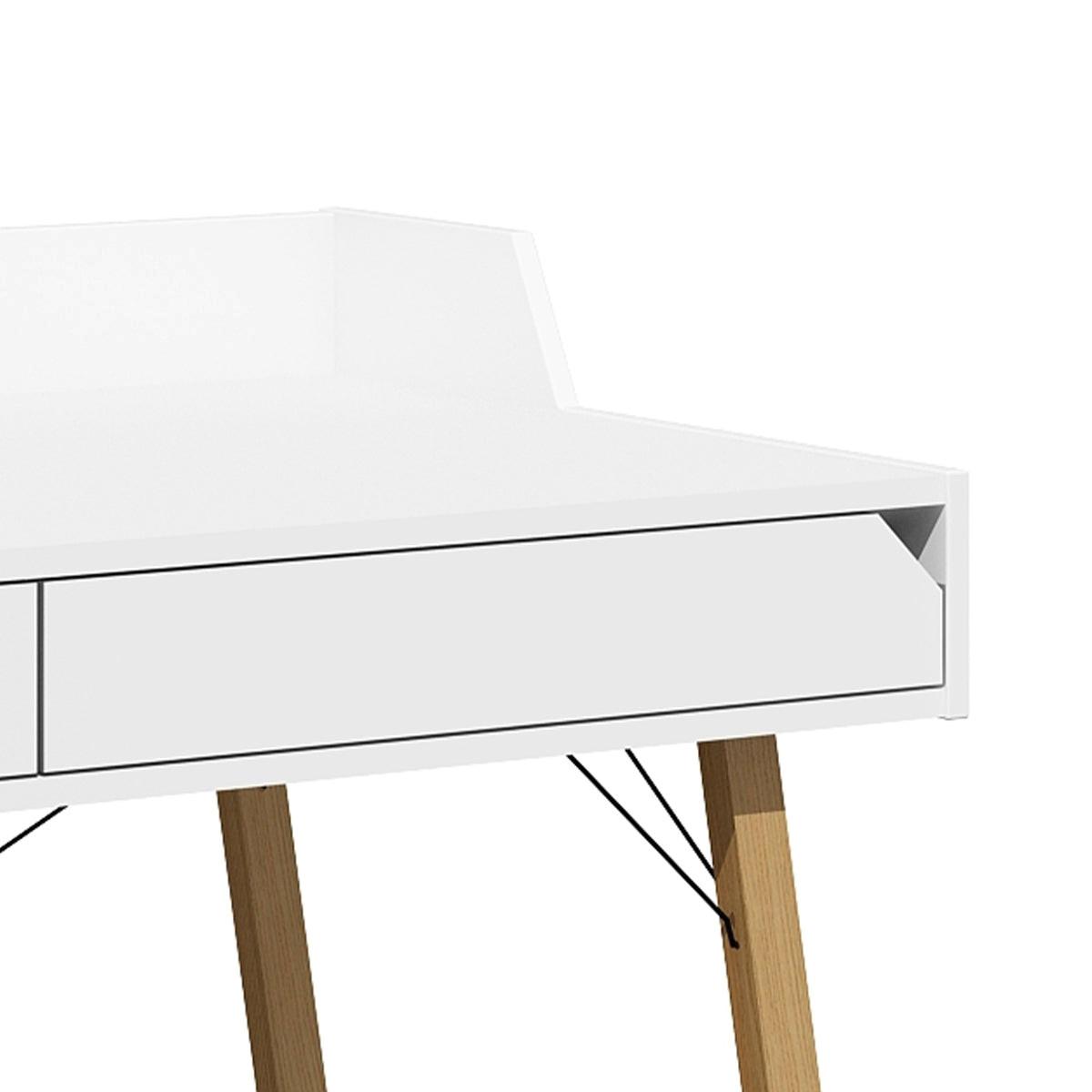 SCHREIBTISCH Weiß - Weiß, Holzwerkstoff (120/60/86cm) - Petits-meubles