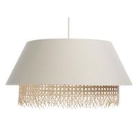 HÄNGELEUCHTE Beige 50/26 cm - Beige, Kunststoff (50/1.3/26cm) - ONZENO