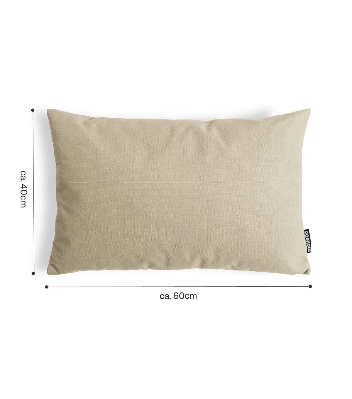 OUTDOOR KISSEN Der Daydream - Beige, Textil (60/8cm) - Mokebo