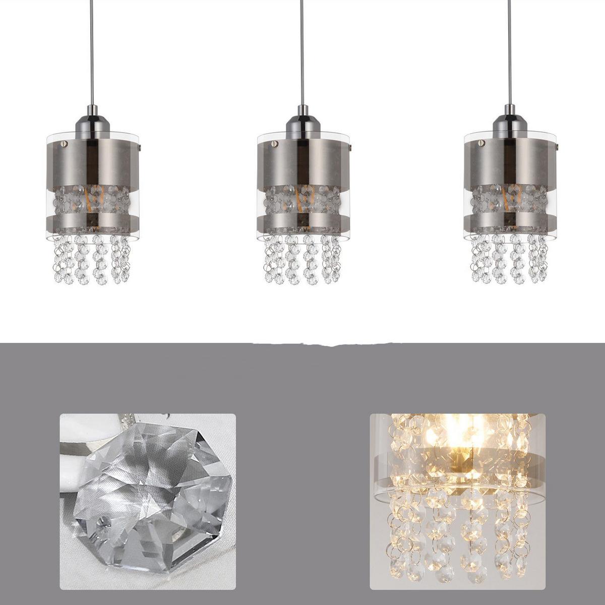 PENDELLEUCHTE Calista 60/11.5/13 cm - Silberfarben, Metall (60/11.5/13cm) - ZMH