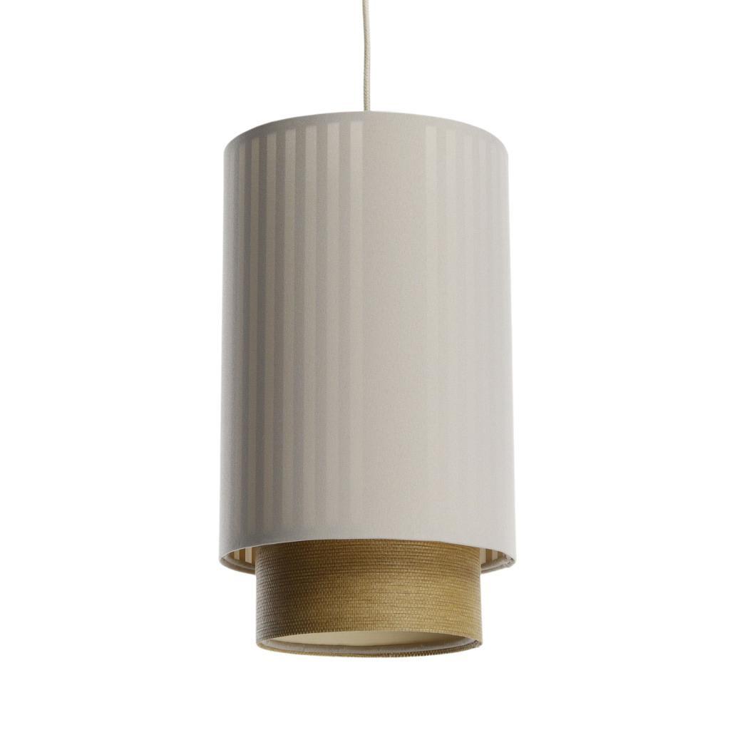 HÄNGELEUCHTE Beige 20/105 cm - Braun, Kunststoff (35/0.3/105cm) - ONZENO