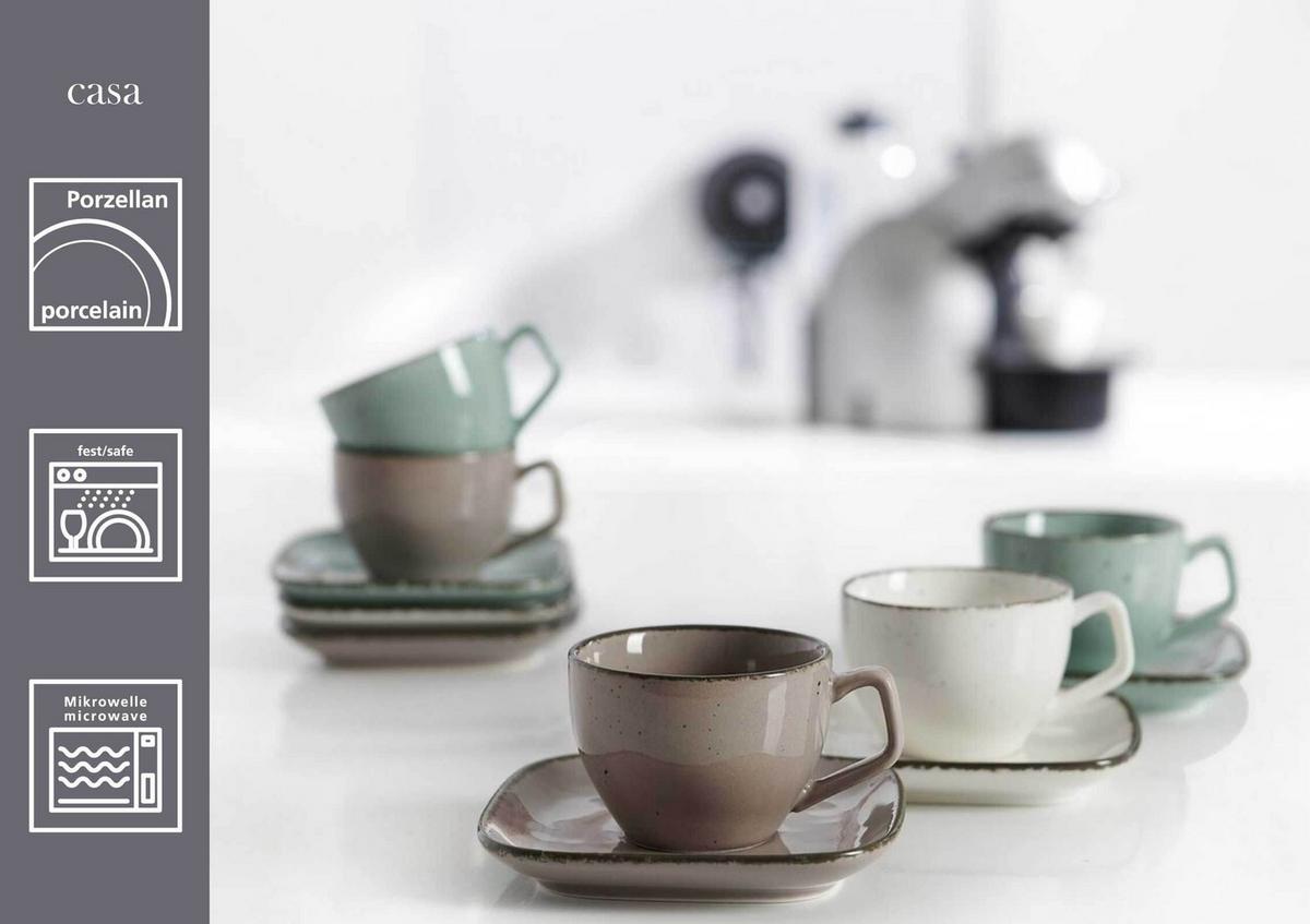 KAFFEEUNTERTASSEN Casa Blau ø 13,5 cm 6er Set - Blau, Keramik (13.5cm) - Ritzenhoff Breker