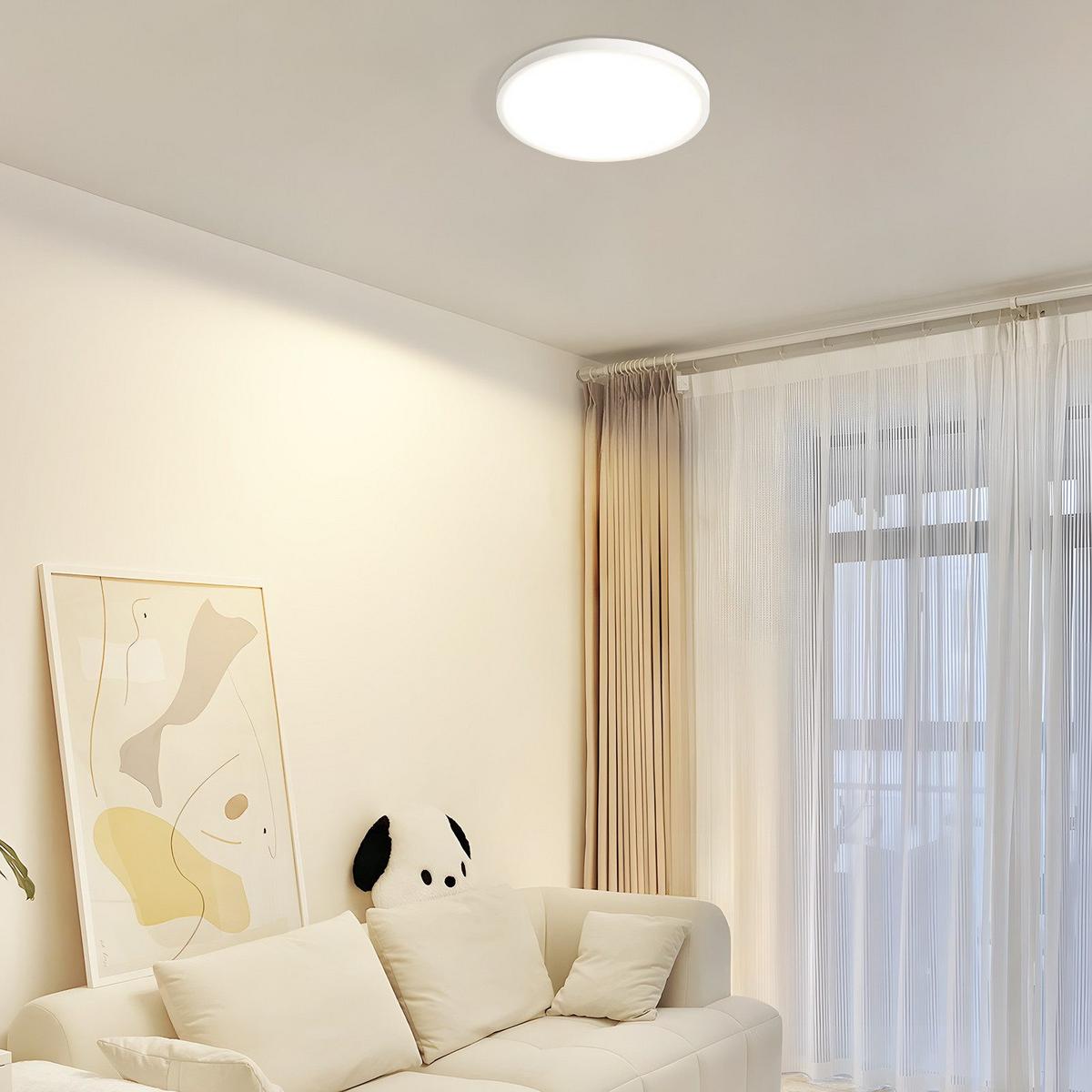 LED-DECKENLEUCHTE Maldonado 18/18/2.6 cm - Weiß, Kunststoff (18/18/2.6cm) - Nettlife