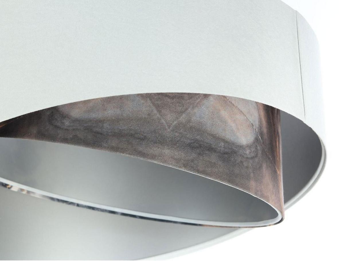 HÄNGELEUCHTE Grau 50/23 cm - Grau, Kunststoff (50/1/23cm) - ONZENO