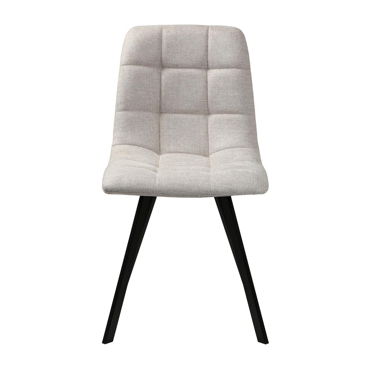 4ER-SET gepolsterte Stühle Chilli 86/55/45 cm - Beige, Holzwerkstoff (46/87/66cm) - Calicosy