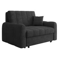 SCHLAFSOFA Viva Moon II - Anthrazit/Schwarz, Holz/Metall (148/85/98cm) - MIRJAN24