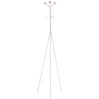GARDEROBENSTÄNDER Weiß Arnot - Weiß, Metall (50/176/50cm) - Beliani