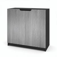 KOMMODE Logan Fronten in Avola-Anthrazit - Anthrazit, Holzwerkstoff (82/78/37cm) - Vladon