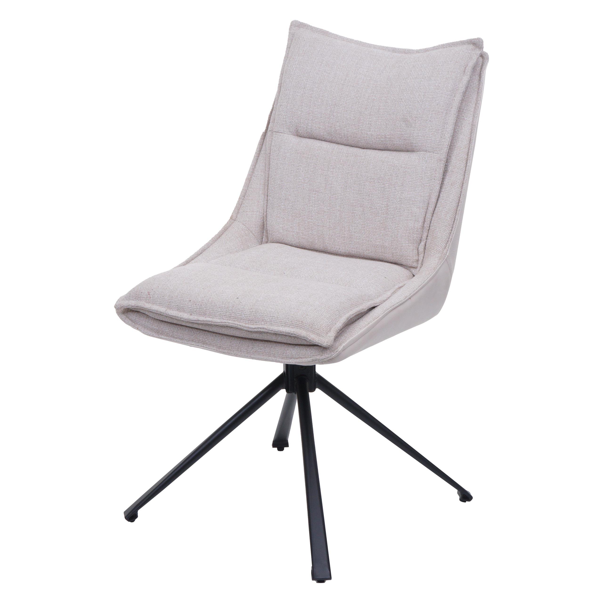 ESSZIMMERSTUHL Cremeweiß - Beige/Weiß, Textil (52/92/52cm) - MCW