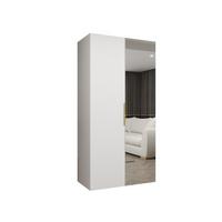 DREHTÜRENSCHRANK 202/100/52 2-türig - Kaschmir/Goldfarben, Holz (100/202/52cm) - MÖBEL KRYSPOL
